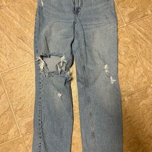 Abercrombie & Fitch Light Blue Straight Leg Jeans